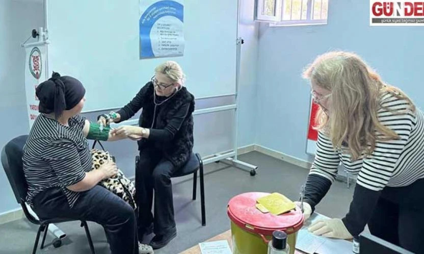 14 Kasım Diyabet Günü: Kursiyerlere Şeker ve Tansiyon Ölçümü