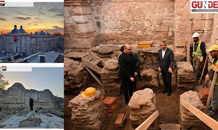 600 yıllık tarihi yapı gün yüzüne çıkarılıyor