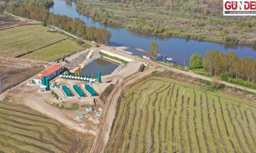 78 bin dekar tarım arazisi modern sulama sistemiyle sulanacak