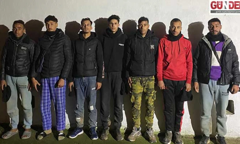 9 düzensiz göçmen yakalandı