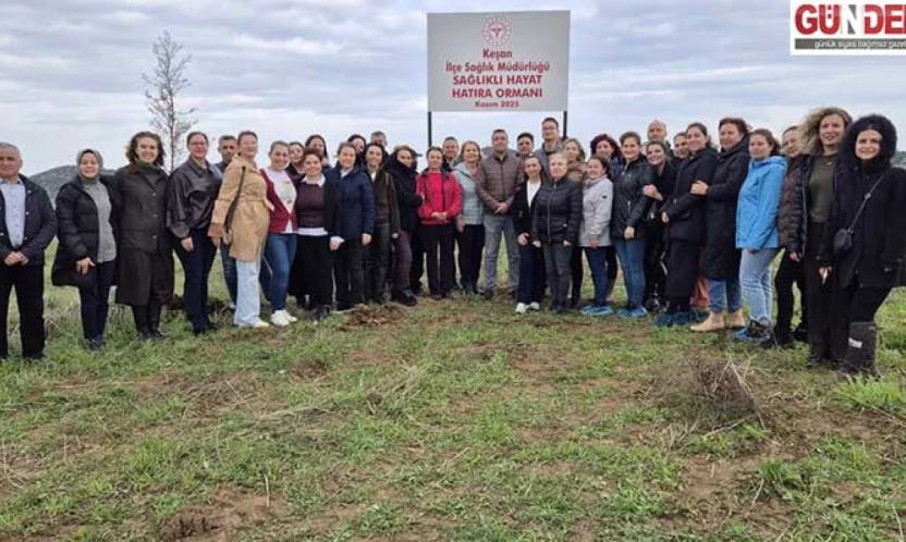 Akciğer kanseri farkındalık ayında anlamlı ağaçlandırma