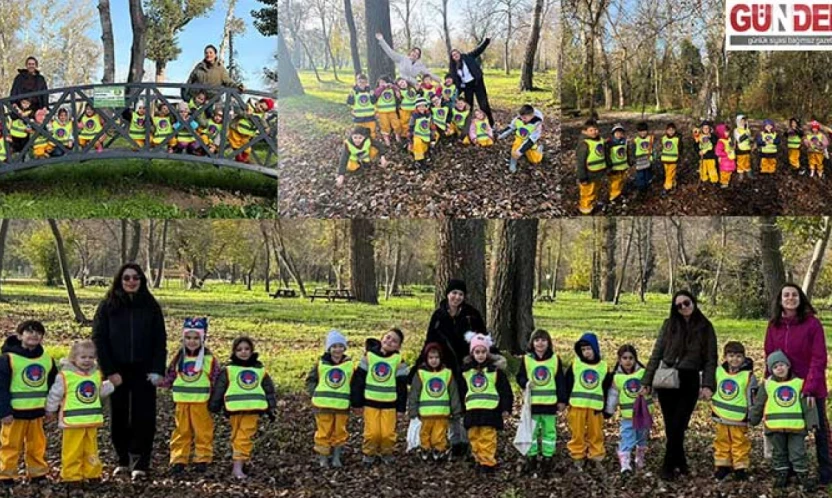 Anaokulu Öğrencileri Söğütlük Kent Ormanı'nda Keşfe Çıktı