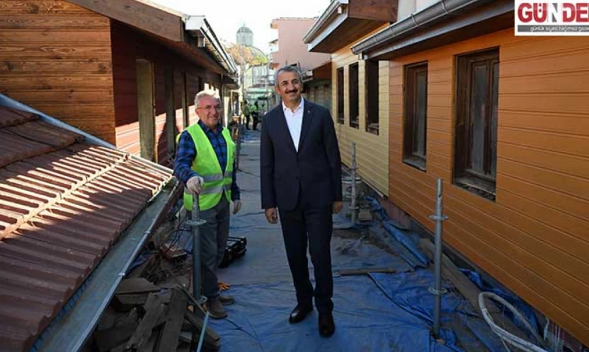 Ayakkabıcılar ve Terziler Çarşısı'nda restorasyon çalışmaları sürüyor