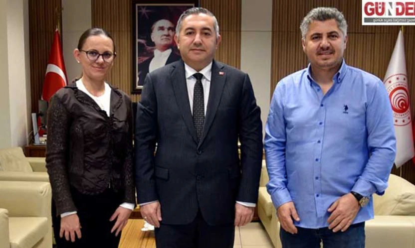 Baz Basın Yayın ve Medya A.Ş.'den Topçu'ya hayırlı olsun ziyareti