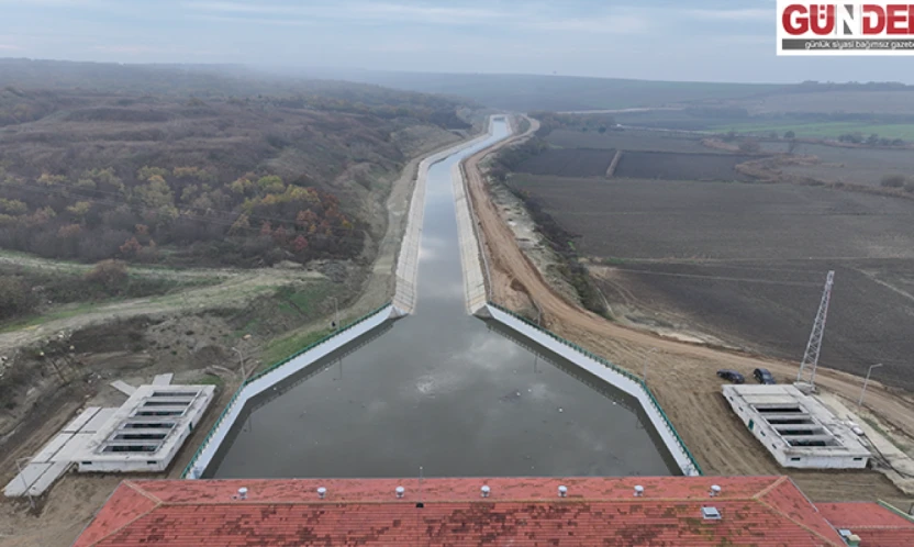 Çakmak Barajı ile Edirne Ovasında yeni sulama dönemi başlıyor