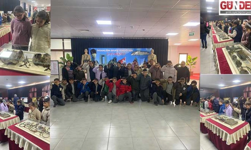 Çanakkale ruhunu gezici müzede yaşadılar