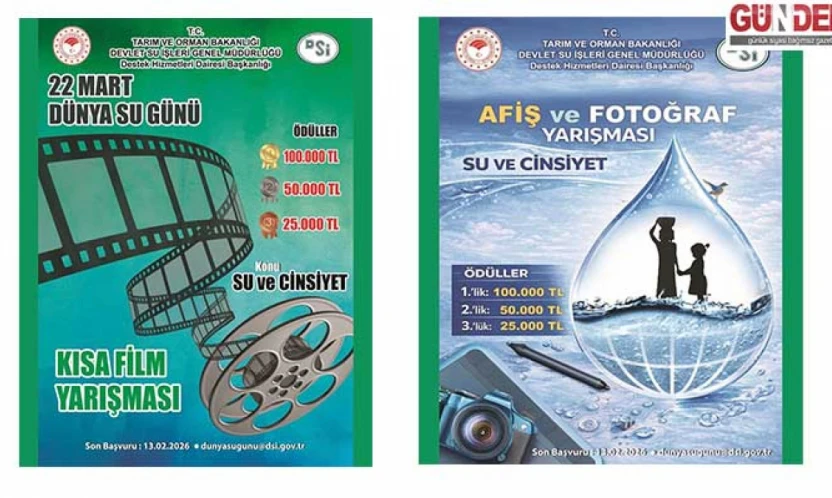 DSİ'den Dünya Su Günü'ne Özel Afiş, Fotoğraf ve Kısa Film Yarışması