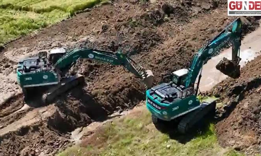 DSİ'den kırsalda taşkın önleyici çalışmalar sürüyor