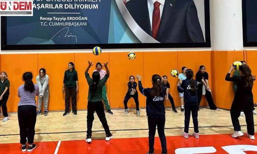 Edirne'de çocuklara spor sevgisi aşılanıyor