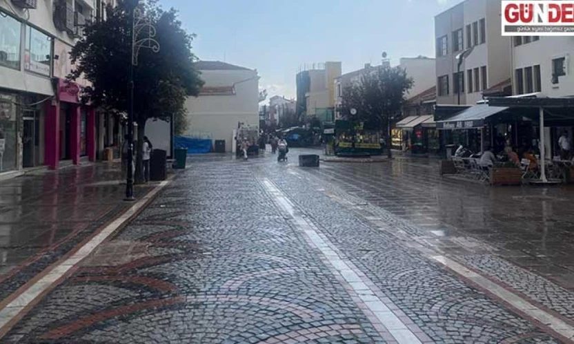 Edirne'de Yağmur Etkili Oldu