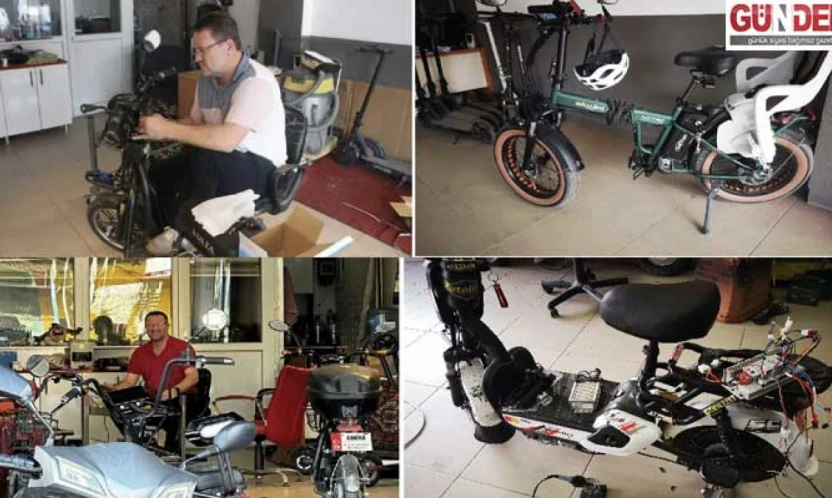 Elektrikli bisikletlerin sessiz kahramanı Yusuf Usta