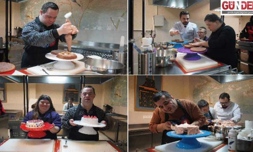 Gastronomi Akademisi'nde özel gereksinimli bireyler mutfağa girdi