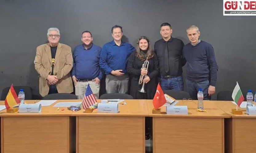 Genç Trompetçiler Yarışması'nda birinci oldu