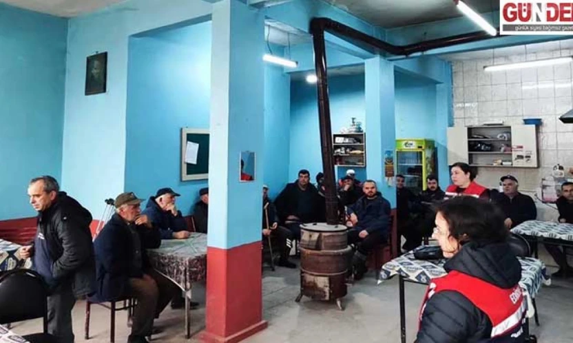 Havsa köylerinde üreticilere tarımsal bilgilendirme