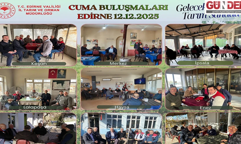 İl Tarım Müdürlüğü'nden köylerde 'Cuma Buluşmaları'