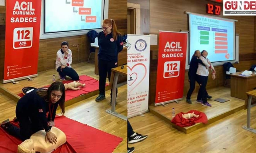 İYEMER'den öğrencilere ilk yardım farkındalık semineri