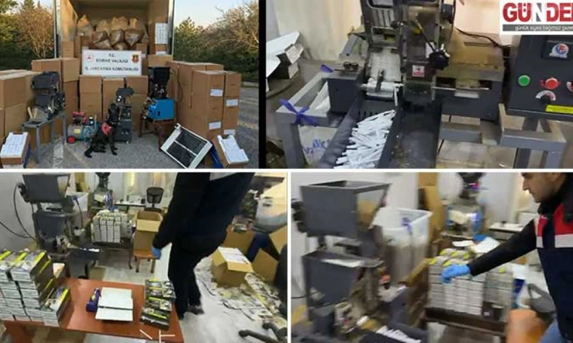 Kaçak sigara şebekesi çökertildi