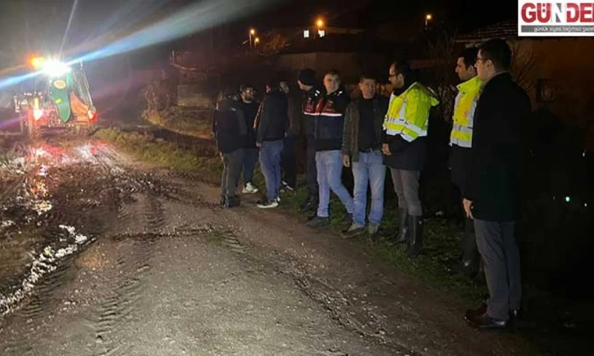 Kaymakam Tutar sahada incelemelerde bulundu