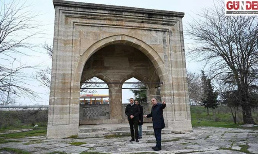 Köprü kalıntılarının bulunduğu alan ok meydanı ve yağlı güreş sahası olacak