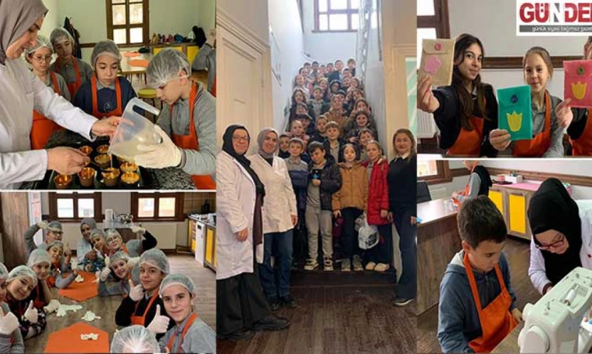 Küçük ustalar iş başında: Öğrenciler ev işlerini öğreniyor