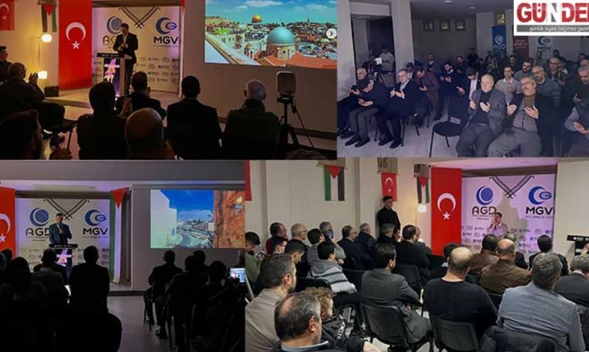 Kudüs için okunan mısralar gönüllere dokundu