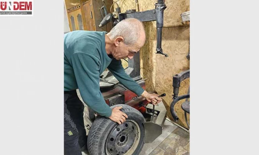 Lastikçilerde Yoğun Mesai