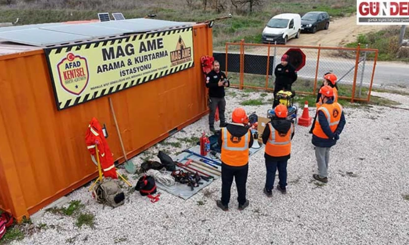 MAG AME SAR Eğitim Çalışmalarını Sürdürüyor