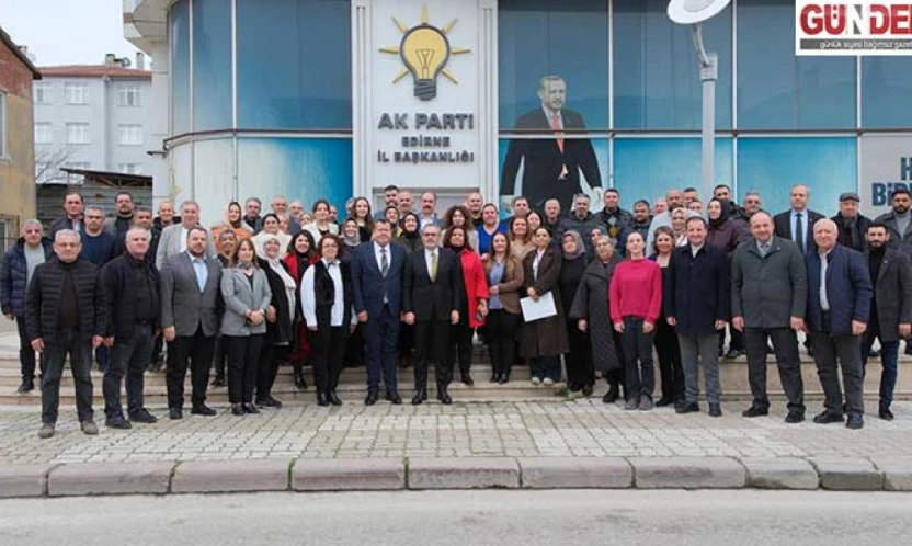 Mahir Ünal teşkilat çalışmalarını değerlendirdi