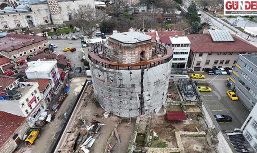 Makedon Kulesi'nde restorasyon sonlanıyor
