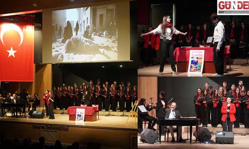 AK Parti İstanbul Milletvekili Edirne'de sahne aldı