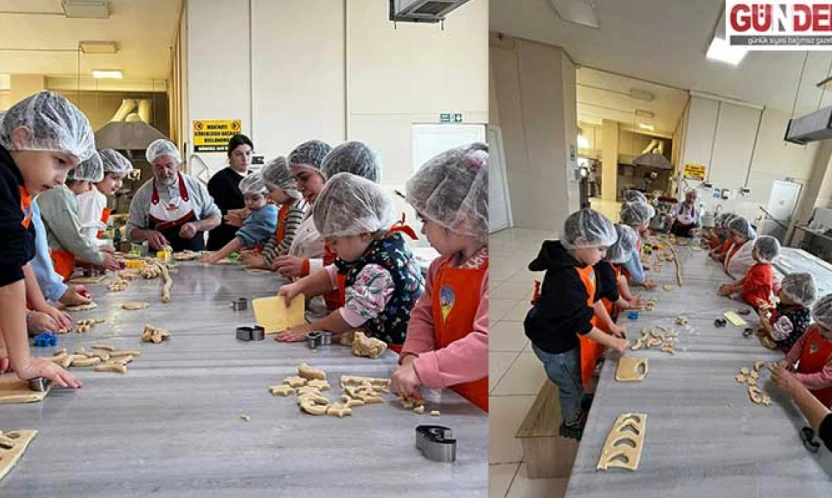 Minik öğrenciler Osmanlı'dan kalan tatlı mirasını atölyede tanıdı