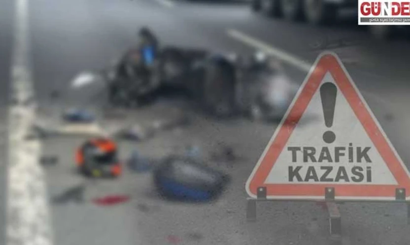 Motosikletlerin çarpıştığı kazada 1 kişi öldü