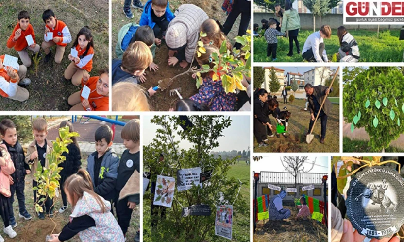Öğrenciler yeşil vatan için bir araya geldi