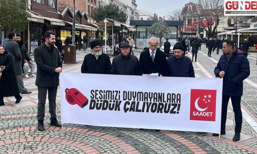 Saadet Partisi Edirne'den deprem uyarısı