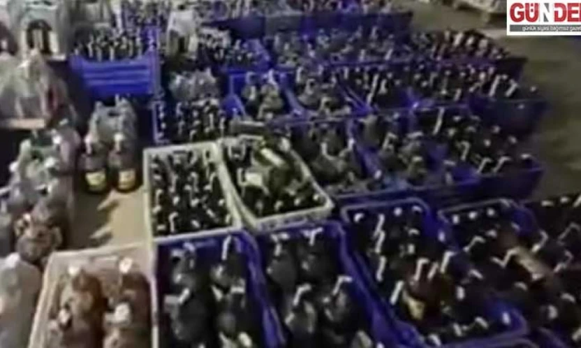 Sahte ve kaçak alkole büyük operasyon
