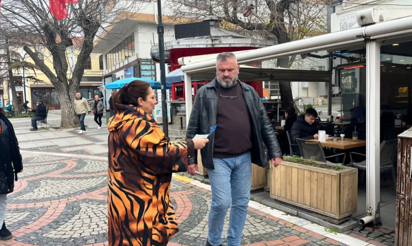 Saraçlar Caddesi'nde insan hakları farkındalığı