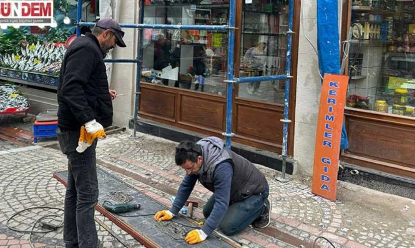 Saraçlar Caddesi tarihi dokusu korunarak yeniden düzenleniyor