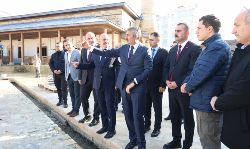 Sezer, çalışmaları yerinde inceledi