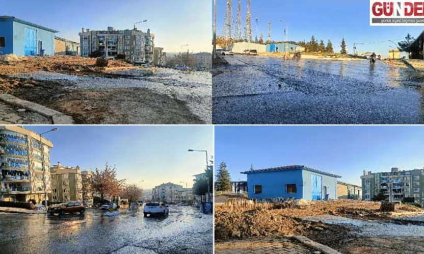 Su deposundan binlerce litre su boşa aktı