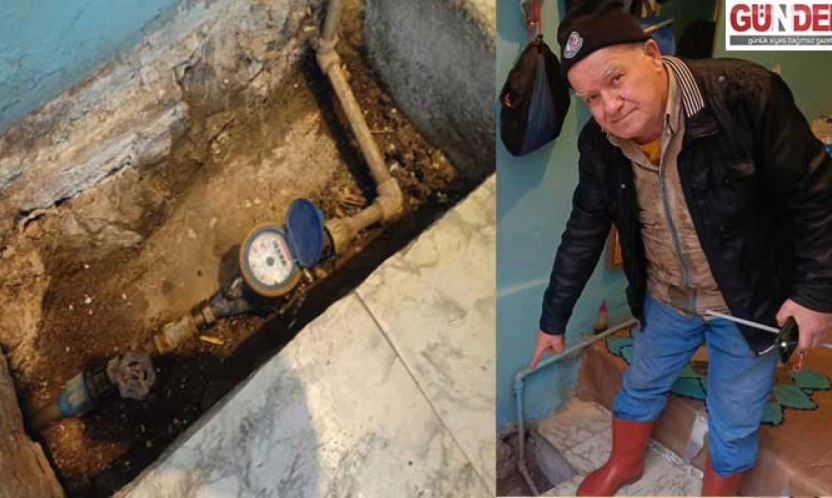 Su saatini söküp gittiler: Kaleiçi'nde vatandaşa ek masraf, ek çile