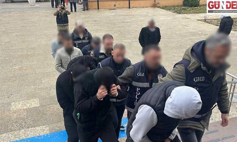 Suç örgütü soruşturmasında 6 şüpheli tutuklandı
