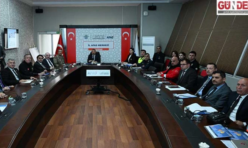 TAMP Edirne Afet Müdahale Planı Toplantısı yapıldı