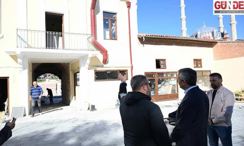 Tarihi Havlucular hanı yeniden hayat buluyor