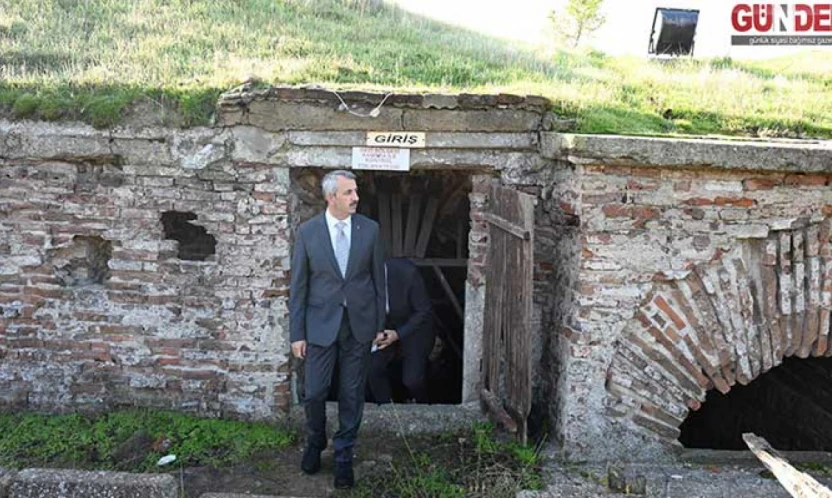 Tarihi Kıyık Tabya'da restorasyon çalışmaları başladı