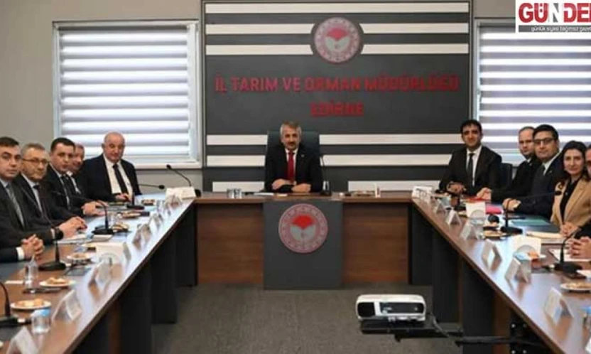 Tarımsal Kuraklık Kriz Merkezi Toplantısı yapıldı