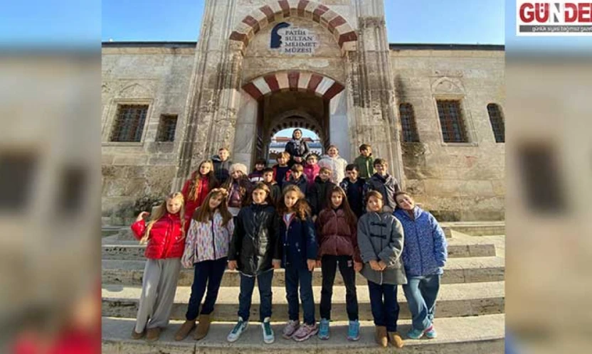 TED Edirne Koleji öğrencileri tarih yolculuğuna çıktı