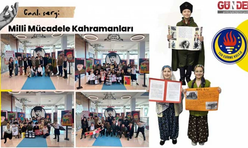 TED'li öğrenciler, Milli Mücadele'yi çeşitli etkinliklerle işledi
