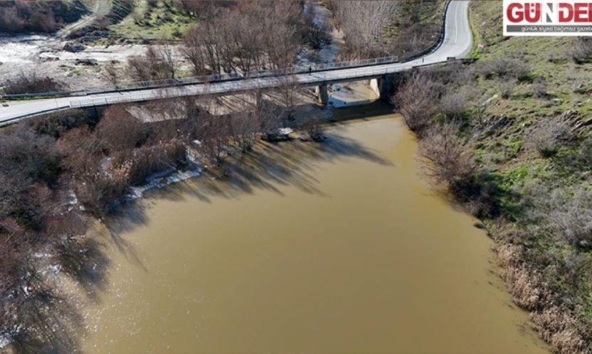Teke Deresi yağışlarla yeniden akmaya başladı