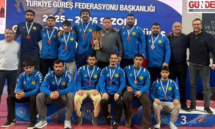 Trakya Birlik Spor Kulübü Güreş Takımı Türkiye üçüncüsü oldu