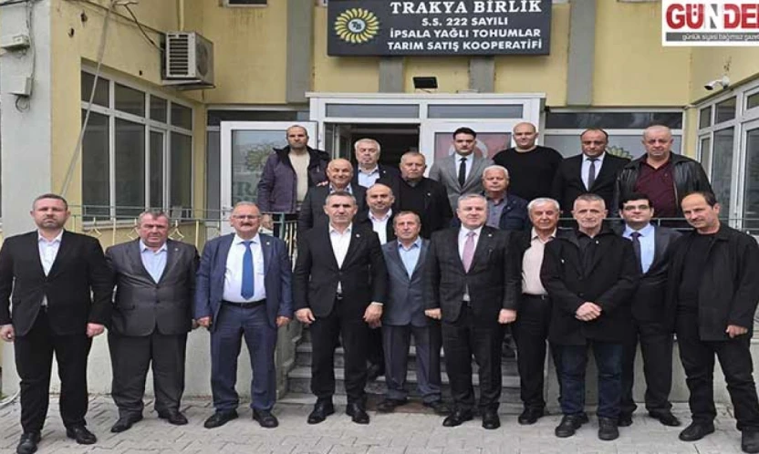 Trakya Birlikten İpsala'daki kooperatife ziyaret